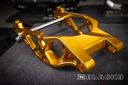 One piece race swingarm