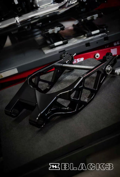 One piece race swingarm