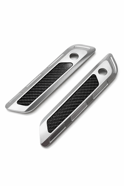 Saddlebag Latch Covers for 2024 Harley Touring with Carbon Fiber insert