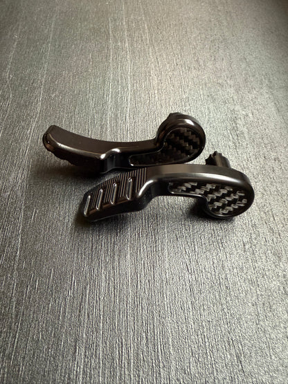 14+ Touring saddlebag levers with carbon fiber insert