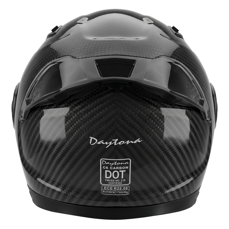 D.O.T. & ECE Daytona C6 PRO- Grey Carbon Fiber